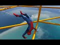 GTA 5 Spiderman vs Hulk vs Iron Man Water Ragdolls Jumps/Fails (Euphoria Physics)