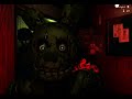 FNAF 3 Triple Jumpscare and Phantom Foxy in the office glitch