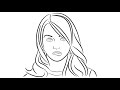 Line Portrait tutorial using Inkscape