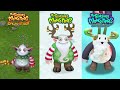 Dawn Of Fire, My Singing Monsters, Humbug Island, Fanmade, Play Your Part | Redesign Comparisons