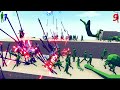 200x ZOMBIES + 4x GIANTS vs 2x EVERY GODS - Totally Accurate Battle Simulator.