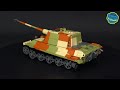 King Tiger + Tank Destroyer 2in1 - PzKpfw VI Tiger II -  Sluban  B0980 (Speed Build Review)