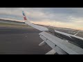 Full landing in Washington National Airport | AAL B737-800