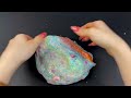 🦄 Slime Mixing Random With Piping Bags | Mixing Unicorn Eyeshadow and Makeup Into Slime! Satisfying
