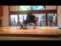 Max's first piano recital