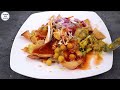 Aloo Samosa Chanay  & Chutney Lahori Style step by step recipe,Samosa Chaat by Cooking With Passion