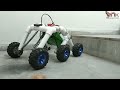 How to Make a Mars Rover / Rocker bogie Robot - Stair climbing