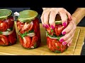 recipe for winter tomatoes - canning tomatoes in jars without chemicals and preservatives