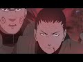Naruto,shikamaru,neji And choji vs Reanimated sound four (English sub)