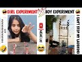 Girl Experiment vs Boy Experiment 🤣 || #funnyvideo #memes #memeltd