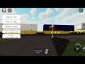 KCS 4002 SD70ACe and CP 8728 ES44AC lead Z-G4CI intermodal on Ro-Scale Southline District on Roblox