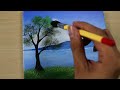 Sunrise Painting | Acrylic Landscape Painting for Beginners | Tutorial
