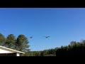 Cessna 172 and 120 Formation Flyby: Nice sound!