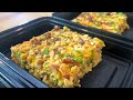 Make Your Mornings Easier with this Sausage Egg & Cheese Savory Baked Oatmeal Meal Prep