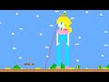Super Mario Bros. but Double Cherry Powerups Make Double Everything | Game Animation