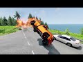 BeamNG Drive: High-Speed Car Rollover Crashes Compilation | Videos #43.