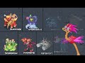 Mythical Island Full Song but Each Monster is Zoomed in! (Sounds Better) Knurv Update