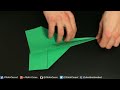 How to make a Paper Airplane (plane that flies far) - Best Paper Aeroplane Rocket