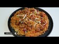 How To Make Spaghetti and Meatballs Recipe|Spaghetti Kofta Recipe|Spicy Spaghetti Recipe