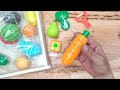 Food Cutting Satisfying Video Ep 1 | How to CUTTING WOODEN FRUITS VEGETABLES #mixingfruits #asmr