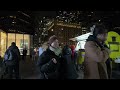 【4K】Downtown Vancouver Walk in Early Christmas Season， Travel Canada 2023, Binaural City Sounds