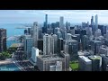 CHICAGO 4K Video UHD - Relaxing Music for Stress Relief, Chicago Skyline Beautiful Scenery, 4K Drone