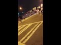 Police shooting tear gas at peaceful protesting without warning