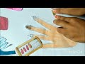 hand nail police #video #diy#craffty#nusu art and crafts 🥰🥰