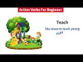 Daily Chores with sentences | Action Verbs For Beginner Daily English | English Sentences