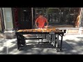 Street musician playing classical music on xylophone [Budapest] HQ 1080p