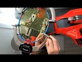 POV badminton stringing