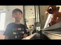Davis and Dear Deer plays ex. 8-10 on piano