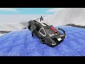 EPIC descents down a hilly ICY ROAD - BeamNG drive