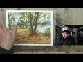 Lake, Trees and Sunshine the easy way in watercolour - Full tutorial