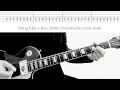 【TAB】20th Century Boy T-Rex Guitar Cover Tutorial w/Lyrics