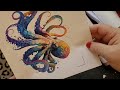 Alcohol Ink Smoke Tumbler Tutorial - Make a Kraken at sea alcohol ink tumbler with smoke effect sky