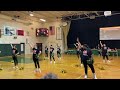 Cooper Middle School Cheerleaders Basketball Half Time Routine