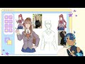 redesigning doki doki literature club! ♡ || speedpaint + commentary