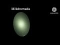 Milky Way Collides with Andromeda Solar System Universe Size Comparison 🌍 🪐 ✨ 🌙 #space #planets