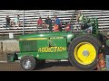 Arcola, IN 2024 NTPA Tractor Pull Hot Farm Class Session 1🚜 Tractor Pulling, Wild Rides & Fires!