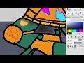 ROTTMNT speed paint: Mikey wearing glasses for some reason (read description)