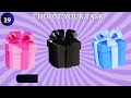 Choose Your Gift...! 🎁 Pink, Black or Blue 💖🖤💙 How Lucky Are You?