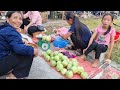 VIDEO FULL : Harvesting melons. bamboo shoots. Orange. star fruit. bring it to the market to sell