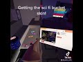 Getting the Sci Fi bucket skin in rec room!