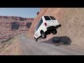 Police Cars & Fire Trucks vs Jump - BeamNG.drive