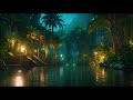 Tranquil River Villa - Immersive Ambience, relax, sleep, study, meditate, dark screen, rain