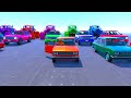 GTA V Epic New Stunt Race For Car Racing Challenge by Spiderman's 5 siblings