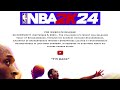 I'm back for NBA 2K24