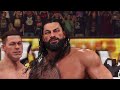 Roman Reigns John Cena Brock Lesnar vs Jey Uso Jimmy And Solo Sikoa wwe2k24 @gam2.0