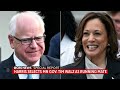 Kamala Harris picks Minnesota Gov. Tim Walz as running mate | Special Report